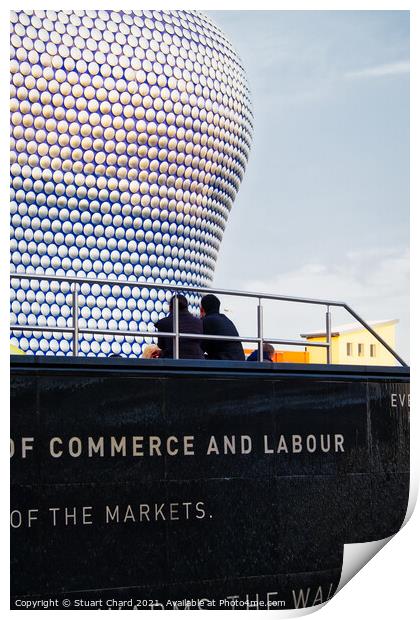 Commerce and Labour Birmingham City Selfridges Print by Stuart Chard