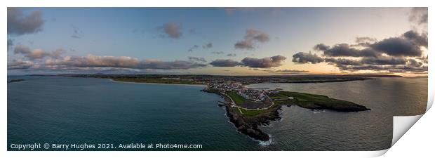 Ramore Head Print by Barry Hughes