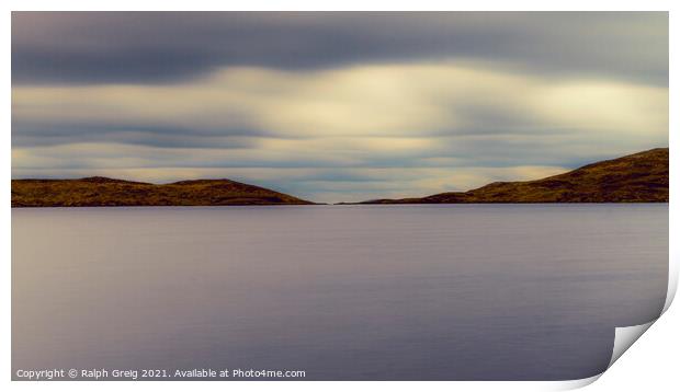 Loch Nan Eun Print by Ralph Greig