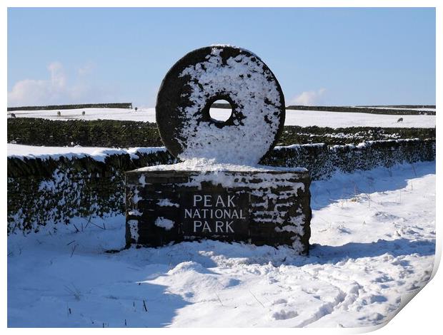 Peak National Park Holmfirth Print by Roy Hinchliffe