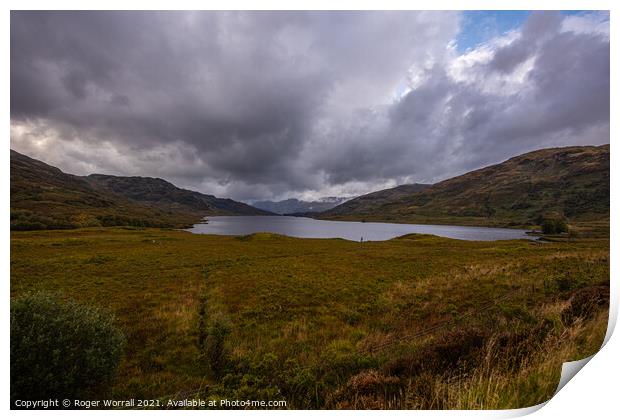 Loch Arklet Print by Roger Worrall