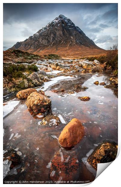 Buachaille Etive Mor Print by John Henderson