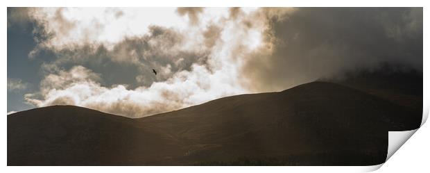 Between the mountains and clouds Print by Norbert David
