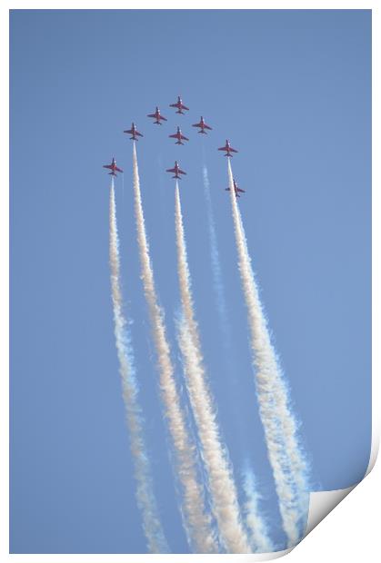 Red arrows Print by Michael bryant Tiptopimage