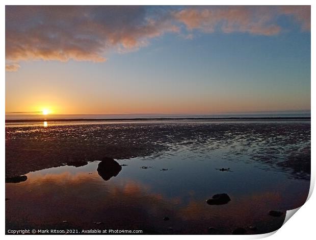 Rock Pool  Print by Mark Ritson