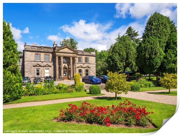 Conyngham Hall in Knaresborough Print by Mark Sunderland