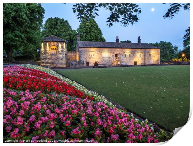 Courthouse Museum at Dusk Knaresborough Print by Mark Sunderland