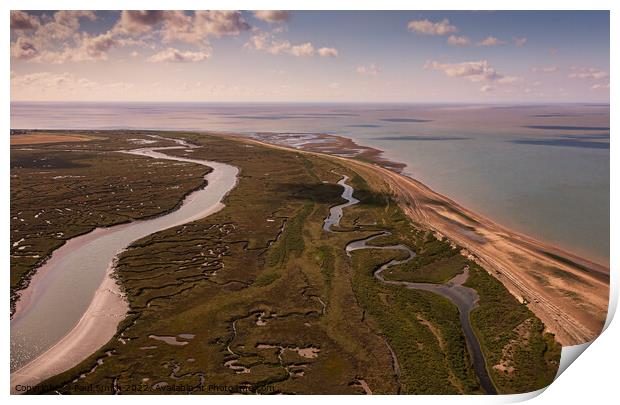 Point Clear, St Osyth Print by Paul Smith