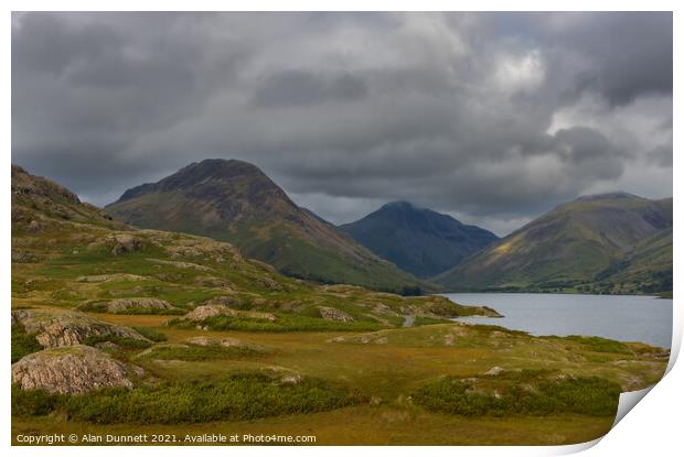 Wasdale Print by Alan Dunnett