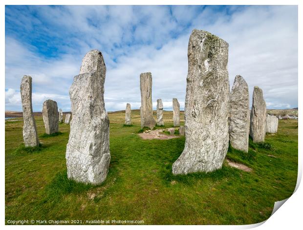 Calanais Standing Stones, Isle of Lewis Print by Photimageon UK