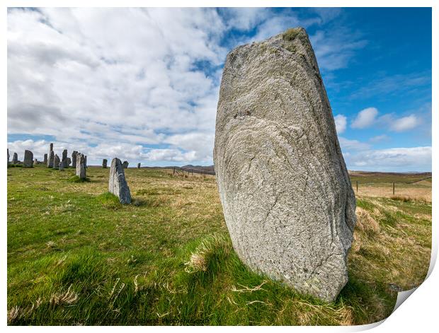 Calanais Standing Stones, Isle of Lewis Print by Photimageon UK