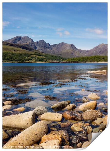 Blaven and Loch Slapin on the Isle of Skye, Scotland, UK Print by Photimageon UK