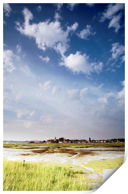 Bosham near Chichester in West Sussex Print by Neil Overy