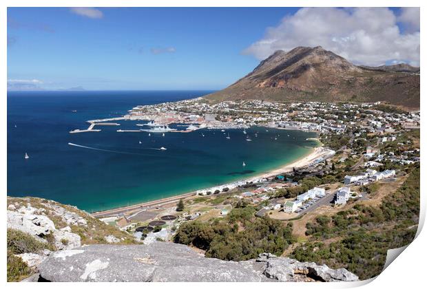 Simon's Town, South Africa Print by Neil Overy