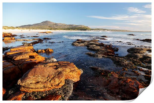 Scarborough Beach, South Africa Print by Neil Overy