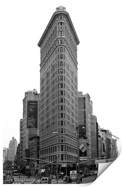 Flatiron Building, New York Print by David Gardener