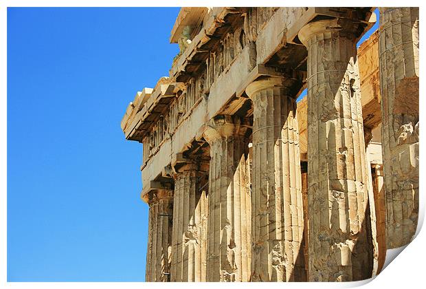 The Parthenon, Athens Print by David Gardener