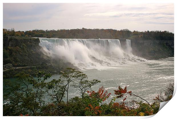 American Falls, Niagara Print by David Gardener