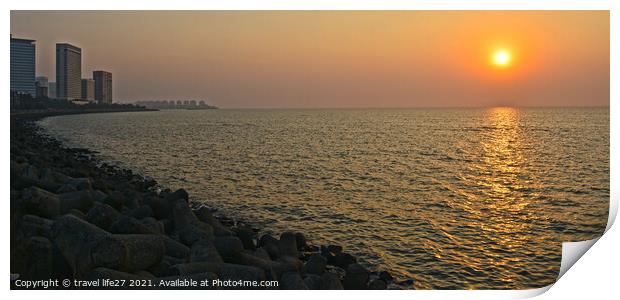 Beautiful pictures of  Mumbai  Print by travel life27