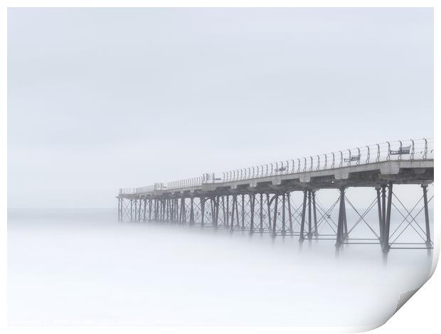 Pier into the Clouds Print by Peter Richard