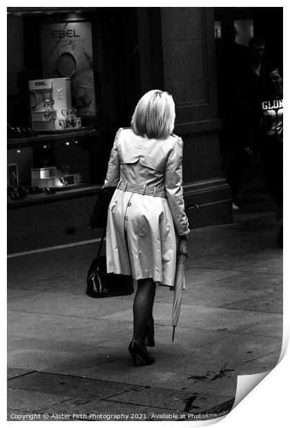 The Shopper Print by Alister Firth Photography