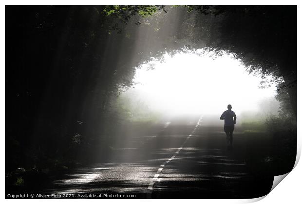 The Runner Print by Alister Firth Photography