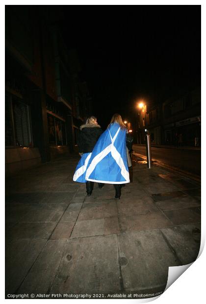 Heading home Print by Alister Firth Photography