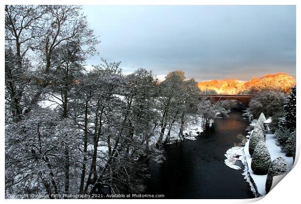River Doon, Alloway Print by Alister Firth Photography