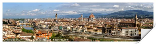 Florence in spring Print by Dirk Rüter