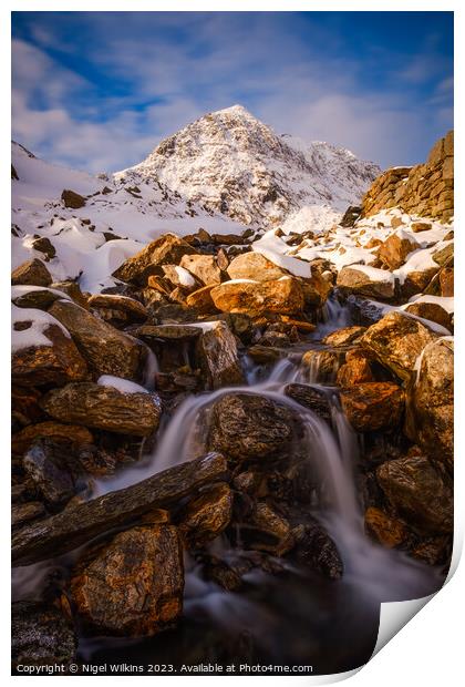 Snowdon Print by Nigel Wilkins