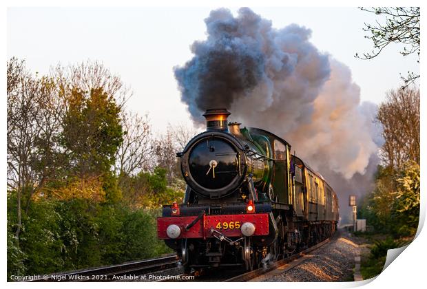 4965 Rood Ashton Hall Print by Nigel Wilkins