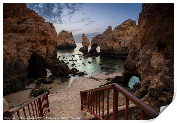 Ponta da Piedade - Lagos, Algarve, Portugal Print by Paulo Rocha