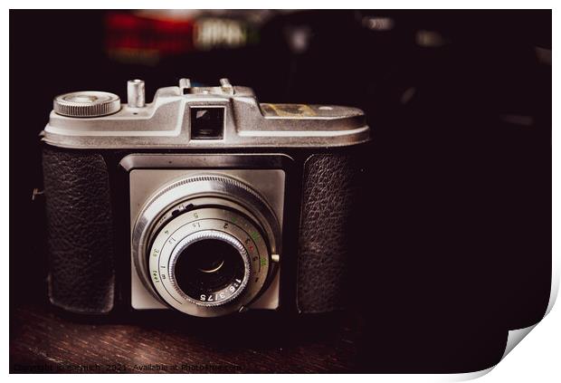 Classic camera Print by eacmich 