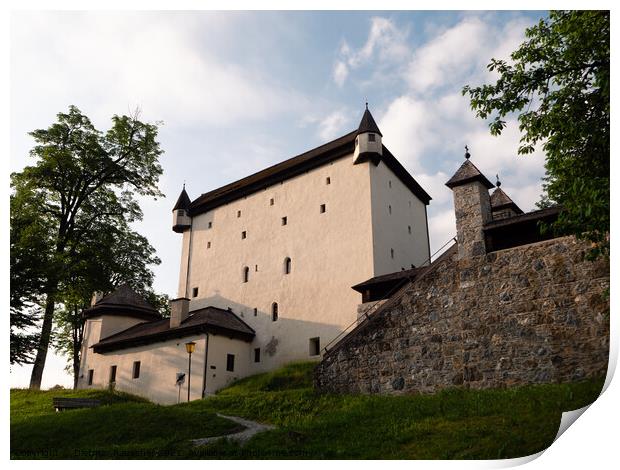 Goldegg Castle in the Pongau Region of Salzburg, Austria Print by Dietmar Rauscher