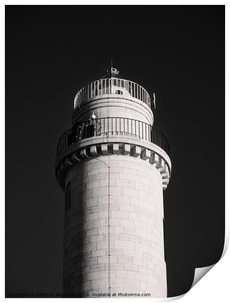 Murano Lighthouse Faro dell'Isola di Murano in Venice Print by Dietmar Rauscher