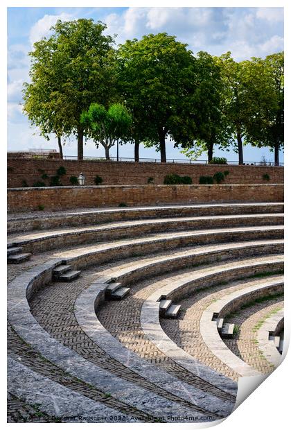 Medici Fortress Amphitheater in Siena, Italy Print by Dietmar Rauscher