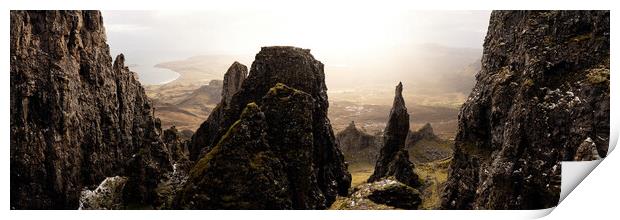 The Needle at the Quiraing and Trotternish Ridge Isle of Skye Print by Sonny Ryse