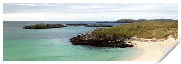 Carnish Beach Uig Bay Isle of Lewis Outer Hebrides Scotland Print by Sonny Ryse