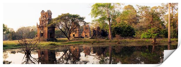 Behind the Khleang Temples - Ankor wat cambodia Print by Sonny Ryse