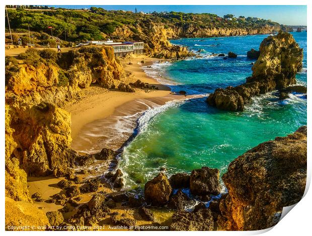 Algarve Beach 7 Print by Wall Art by Craig Cusins