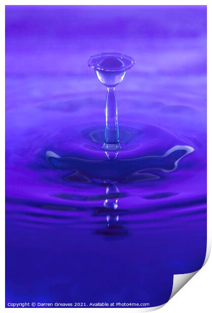 purple Print by Darren Greaves