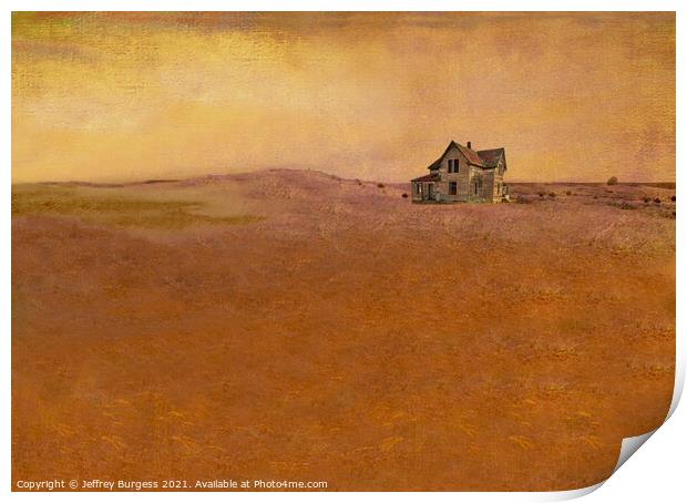 Isolation and Desolation Print by Jeffrey Burgess