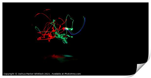 Dancing lights Print by Joshua Panter-Whitlock