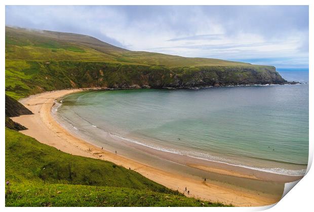 Donegal, The Silver Strand  Print by Margaret Ryan