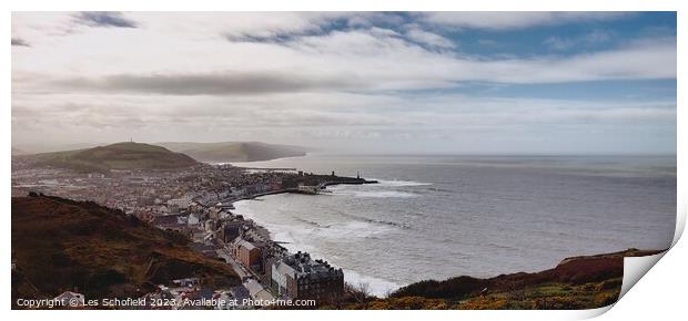 Aberystwyth  Print by Les Schofield