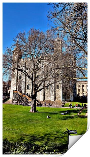 Tower of London  Print by Les Schofield