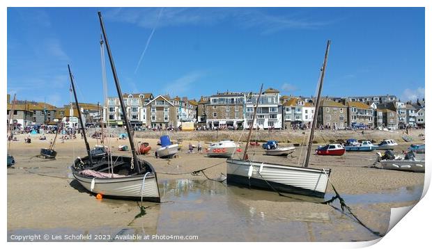 St Ives  Print by Les Schofield