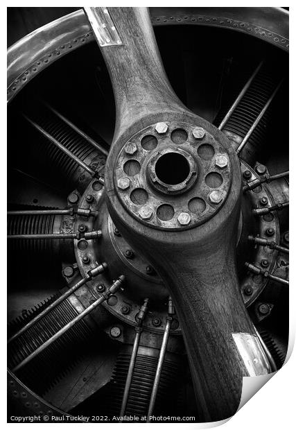 Rotary Engine Print by Paul Tuckley