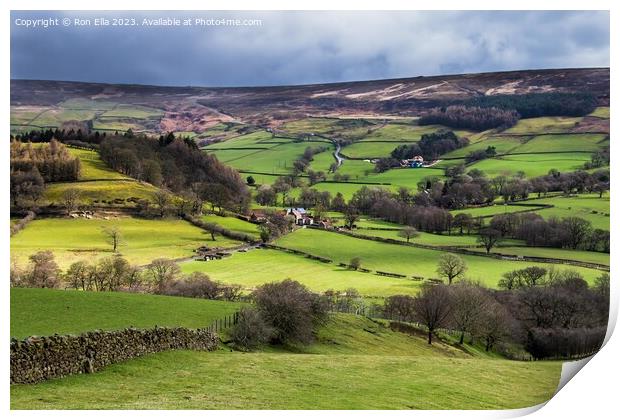 Church House Farndale  Print by Ron Ella