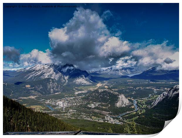 Summit Panorama Print by Ron Ella